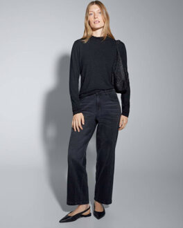 Opus Top korte mouw 10131711006392 Zwart - 36