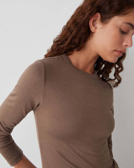 Opus Top korte mouw 10455013429375 Bruin - 38