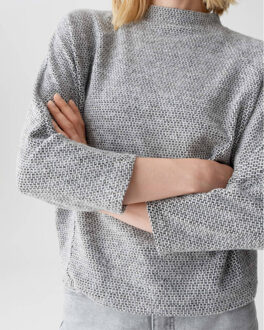 Opus Top korte mouw 10477713578100 Grijs - 36