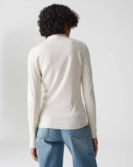 Opus Top korte mouw 10478612628100 Ecru - 38