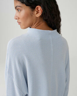 Opus Top korte mouw 10521412055106 - maat 38 Blauw