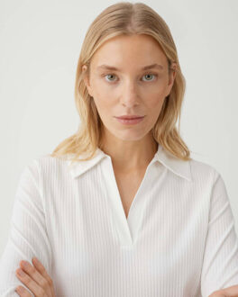 Opus Top korte mouw 10521713890413 - maat 36 Ecru