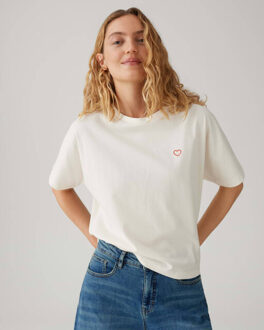 Opus Top korte mouw 1052185607106 Ecru - 38