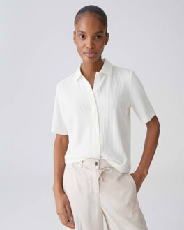 Opus Top korte mouw 10537714005106 - maat 38 Ecru