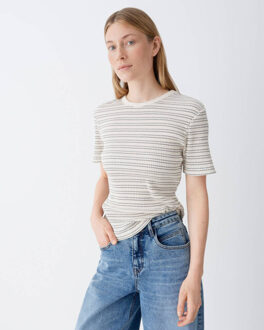 Opus Top korte mouw 10538414011422 Ecru - 36