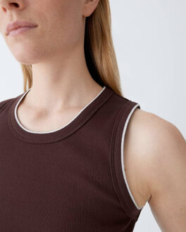 Opus Top korte mouw 10538510409422 Bruin - 38