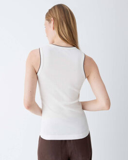 Opus Top korte mouw 10538510409422 - maat 38 Ecru