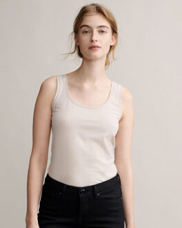 Opus Top zonder mouw 2350601 Beige - 40