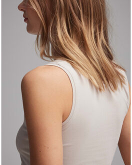 Opus Top zonder mouw 2350601 - maat M Ecru