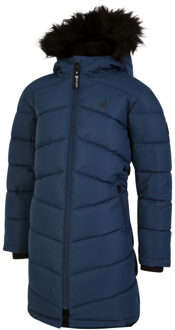 Opvallende iii gewatteerde parka voor meisjes Blauw - 116