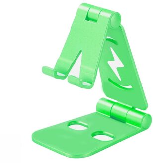 Opvouwbaar Extend Universele Telefoon Stand Houder Voor Telefoon Rack Desk Stand Mobiele Telefoon Houder Smartphone Houder groen