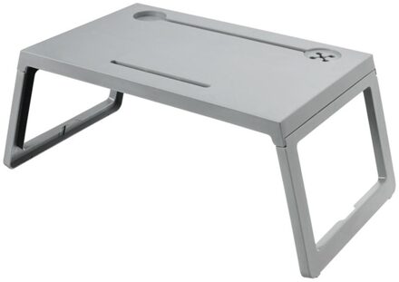 Opvouwbaar Notebook Laptop Tafel Zware Belasting Computer Desk Stand Ontbijt Serveren Bed Tray Voor Slaapkamer Studeerkamer grijs