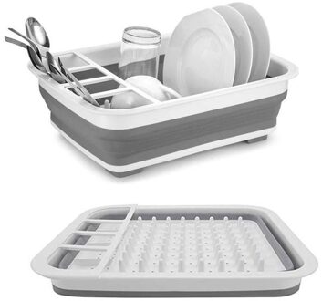 Opvouwbaar Opvouwbare Afwas Kom Afdruiprek Aftappen Opvouwbare Water Herbruikbare Camping Keuken Handige Tools