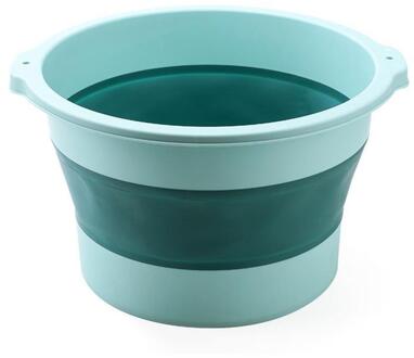 Opvouwbaar Opvouwbare Voet Massage Emmer Voetbad Emmer Huishoudelijke Draagbare Wastafel Voetenbad Spa Wastafel Voor Voet Inweken groen