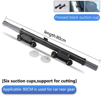 Opvouwbaar Voorruit Zonnescherm Automatische Extension Auto Cover Window Zonnescherm Uv Zonneklep Protector Gordijn 46Cm/65cm/70Cm 80cm