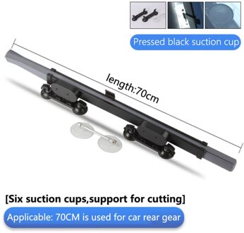 Opvouwbaar Voorruit Zonnescherm Automatische Extension Auto Cover Window Zonnescherm Uv Zonneklep Protector Gordijn 46Cm/65cm/70Cm