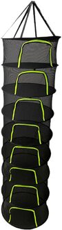 Opvouwbare 4 Lagen Drogen Netto Visnet Droogrek Opknoping Groente Vis Gerechten Droger Netto 35X35X65cm Pe Hanger Vis Netto 8 Layers