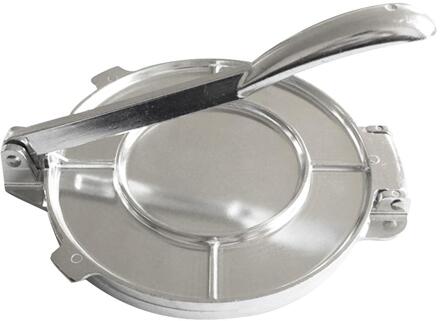 Opvouwbare 8Inch Ongecoat Aluminium Zware Deeg Druk Tortilla Maker Bakvormen Burnisher Keuken Accessoires Benodigdheden