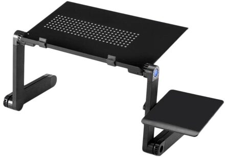 Opvouwbare Aluminium Computer Desk Cooling Laptop Stand Met Muismat Verstelbare Rotatie Laptop Stand Desk
