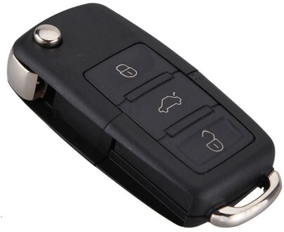 Opvouwbare Auto Afstandsbediening Flip Key Shell Case Fob 3 Knoppen Geschikt Voor