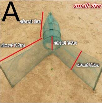 Opvouwbare Automatische Visnet Krab Vis Kreeft Garnalen Minnow Visaas Landing Net Catch Vissen Netwerk Val Lokken kleine maat