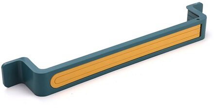 Opvouwbare Badkamer Handdoek Houder Roterende Punch Gratis Handdoekenrek Multifunctionele Keuken Opslag Rack Badkamer Organizer geel