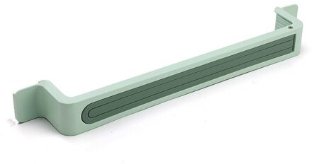 Opvouwbare Badkamer Handdoek Houder Roterende Punch Gratis Handdoekenrek Multifunctionele Keuken Opslag Rack Badkamer Organizer groen