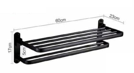 Opvouwbare Badkamer Handdoek Rek Muur Gemonteerde Punch-Gratis Bad Plank Handdoek Houder Aluminium Beweegbare Magazijnstellingen Woonaccessoires