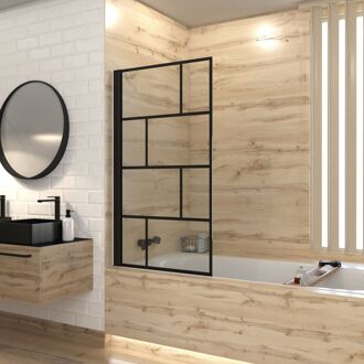 Opvouwbare Badwand Met Zeefdruk 80x140 Cm