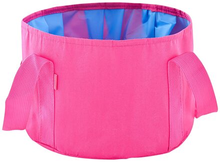 Opvouwbare Bassin Reizen Camping Wastafel Emmer Vissen Opvouwbare Wastafel Voetenbad Wastafel Voetbad Zak Multifunctionele Emmer roze