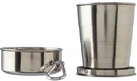 Opvouwbare Beker RVS