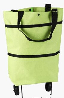 Opvouwbare Boodschappentas Vrouwen Grote Pull Winkelwagen Boodschappentassen Voor Organisator Draagbare Groenten Trolley Tassen Op Wielen De markt