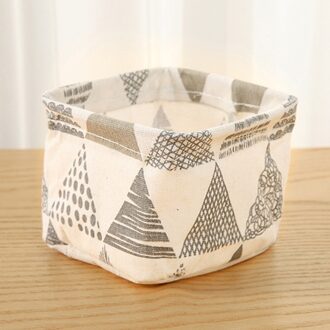 Opvouwbare Desktop Opslag Mand Diversen Opbergdoos Kleine Leuke Tafel Opslag Mand Ruimtebesparend Tassen Organizer licht grijs