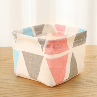 Opvouwbare Desktop Opslag Mand Diversen Opbergdoos Kleine Leuke Tafel Opslag Mand Ruimtebesparend Tassen Organizer Roze