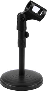 Opvouwbare Desktop Statief Mic Stand Verstelbare Hoek Opvouwbare Tafel Tops Microfoon Mount Houder Stand Bracket Plastic Zwart