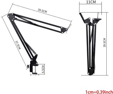 Opvouwbare Draagbare Microfoon Cantilever Stand Voor Entertainment En Rest 270B