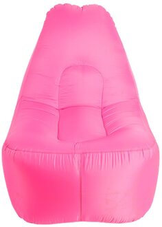 Opvouwbare Draagbare Outdoor Meubels Yard Opblaasbare Strand Sofa Lounger Camping Stoel Ontspannen Park Lui Tuin Ultralight Roze