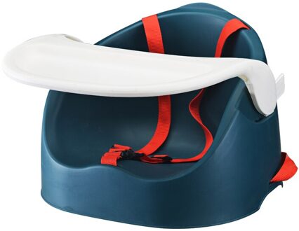 Opvouwbare Draagbare Verstelbare Baby Kids Booster Stoelen Kinderstoel Hoge Stoelen Diner Stoelen Voeden Stoelen Voor 6 M-36 M baby donker groen