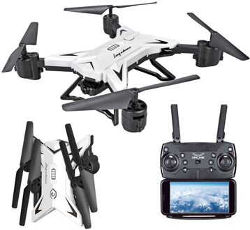 Opvouwbare Drones Met 1080P 5.0MP Camera 6-Axis Gimbal Anti Collision Wifi Fpv Professionele Borstelloze Rc Quadcopter Dron wit