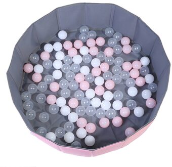 Opvouwbare Droog Zwembad Baby Bal Pit Oceaan Bal Box Voor De Baby Bal Zwembad Speeltuin Speelgoed Voor Kinderen Kids Roze