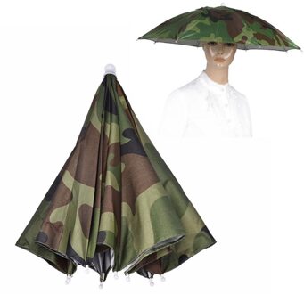 Opvouwbare Elastische Band Handsfree Waterdichte Parasol Voor Vissen Hoofddeksels Caps Handig Hoofd Hoeden Accessoires