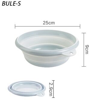 Opvouwbare Emmer Draagbare Opvouwbare Voetbad Opvouwbare Bassin Toerisme Buitenland Wastafel Outdoor Camping Benodigdheden Bule-S