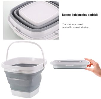 Opvouwbare Emmer Draagbare Vouwen Outdoor Reizen Thuis Opslag Wastafel 3L