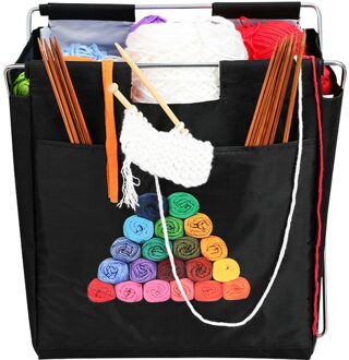 Opvouwbare Garen Opbergtas Organizer Met Divider Voor Haken Breien Organisatie Draagbare Garen Holder Tote Voor Reizen