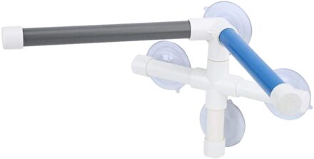 Opvouwbare Huisdier Papegaai Vogel Staande Platform Rack Speelgoed Stand Bad Douche Zitstokken Zuig Muur Cup Vogels Speelgoed Accessoires