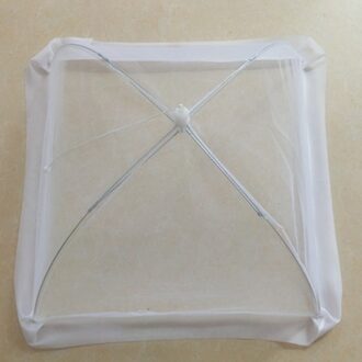 Opvouwbare Huishoudelijke Voedsel Paraplu Wasbare Mesh Voedsel Deksel Picknick Barbecue Party Anti Fly Klamboe Tent Keuken Gadgets Ce/eu 12-duim