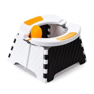 Opvouwbare Kinderpotje Wc Auto Potje Kind Pot Training Meisjes Jongen Simulatie Wc Kids Stoel Toiletbril Kinderen pot wit