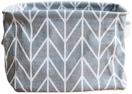 Opvouwbare Kleuren Opslag Bin Kast Speelgoed Doos Doek Container Organizer Stof Mand Thuis Desktop Opslag Mand Zakken #60 grijs