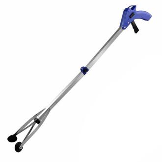 Opvouwbare Lange Prullenbak Klem Kattenbakvulling Reacher Pickers Draagbare Grabber Aluminium Fabriek Grijper Vuilnis Legering Huis Gereedschap Pickup T1E1