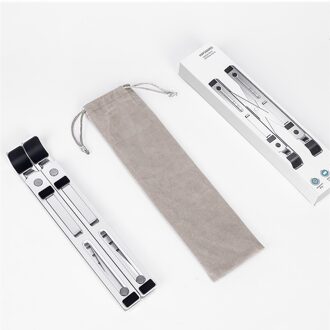 Opvouwbare Laptop Houder Met Koelventilator Portable Notebook Stand Ondersteuning Macbook Laptop Tablet Stand Aluminium Cooling Pad Oranje